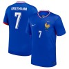 Maglia ufficiale Francia Griezmann 7 Casa Euro 2024 per Uomo